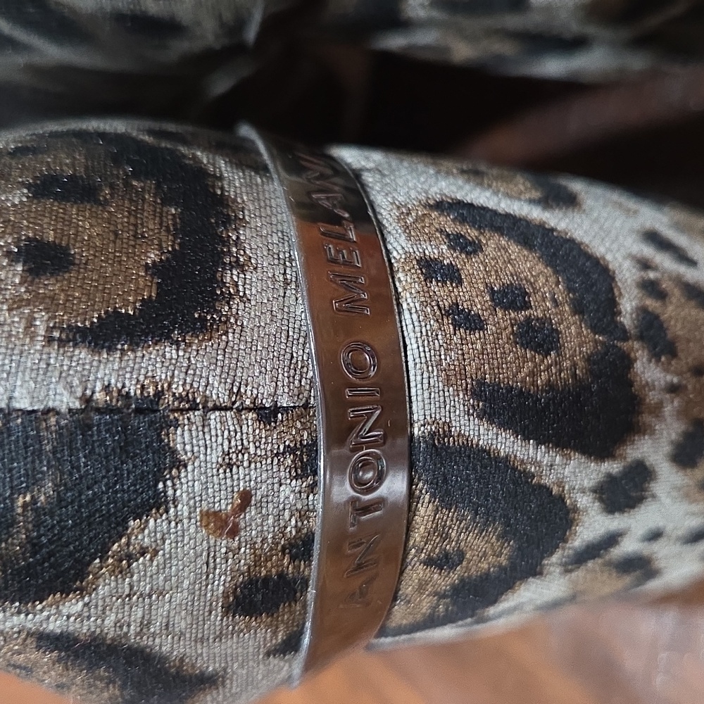 ANTONIO MELANI Leopard Pattern Ankle Booties Size… - image 6